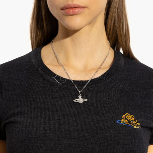 Dây Chuyền Vivienne Westwood Chính Hãng Mini Bas Relief Pendant Necklace 6302008602P116P116