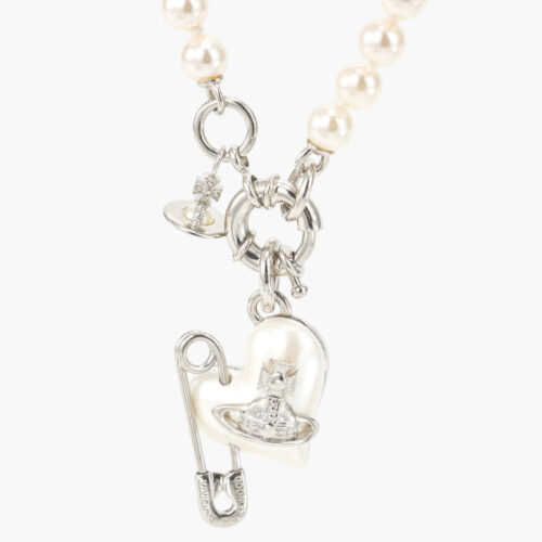 Vòng cổ Vivienne Westwood chính hãng Orietta Pearl Necklace 6301011B02P103P103