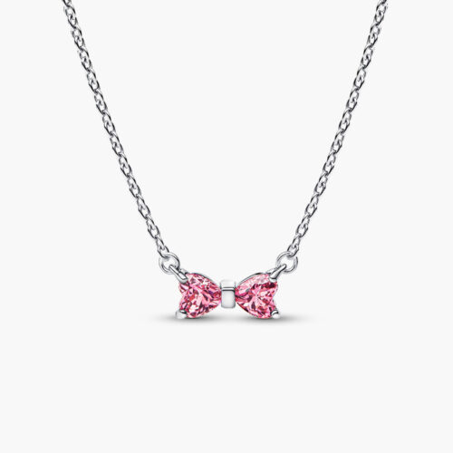Dây chuyền Pandora 394235C01 chính hãng | Bow Pendant Necklace | Laimut