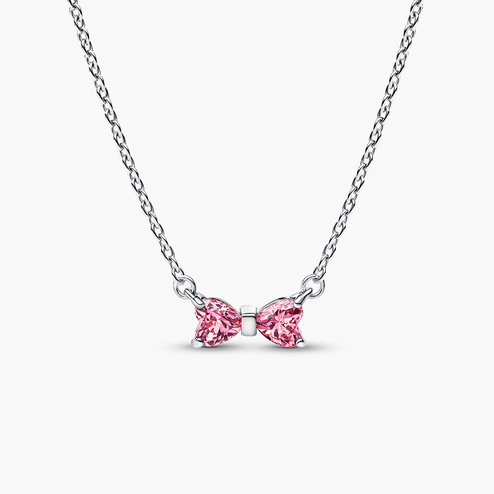 Dây chuyền Pandora 394235C01 chính hãng | Bow Pendant Necklace | Laimut