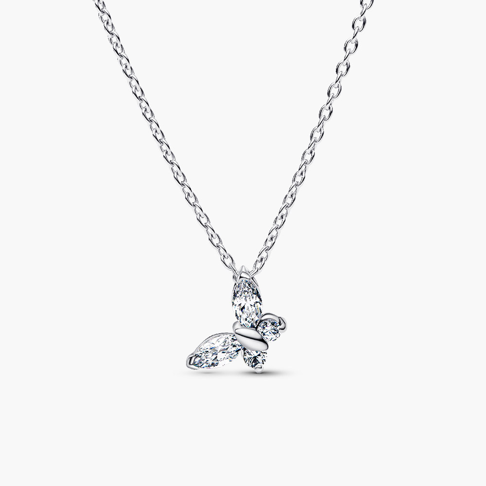 Dây chuyền Pandora 394266C01 chính hãng | Butterfly Pendant Necklace | Laimut