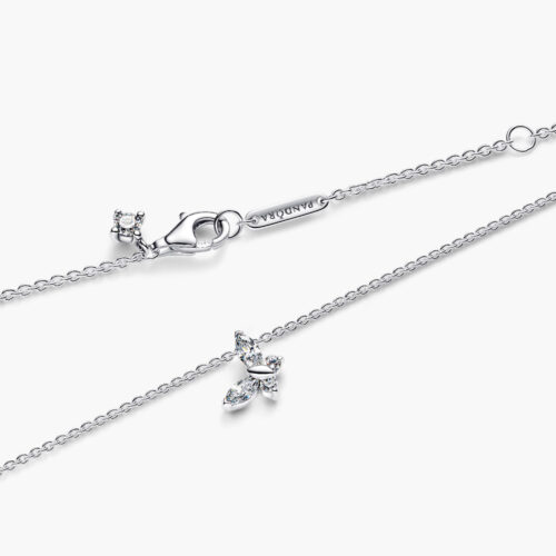 Dây chuyền Pandora 394266C01 chính hãng | Butterfly Pendant Necklace | Laimut | Ảnh 3D
