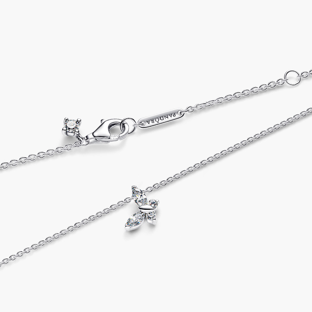 Dây chuyền Pandora 394266C01 chính hãng | Butterfly Pendant Necklace | Laimut | Ảnh 3D