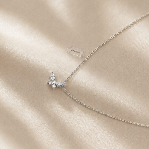 Dây chuyền Pandora 394266C01 chính hãng | Butterfly Pendant Necklace | Laimut | Ảnh chụp thực tế