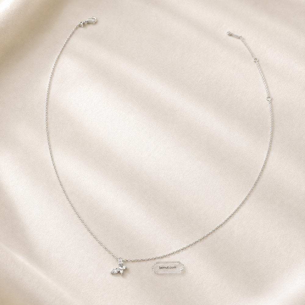 Dây chuyền Pandora 394266C01 chính hãng | Butterfly Pendant Necklace | Laimut | Ảnh chụp thực tế