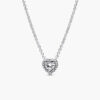 Dây chuyền Pandora 398425C01 chính hãng | Elevated Heart Necklace | Laimut