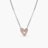 Dây chuyền Pandora 380089C01 Sparkling Freehand Heart Necklace | Laimut