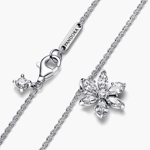 Dây chuyền Pandora 392387C01 chính hãng | Sparkling Herbarium Cluster Pendant Necklace | Laimut
