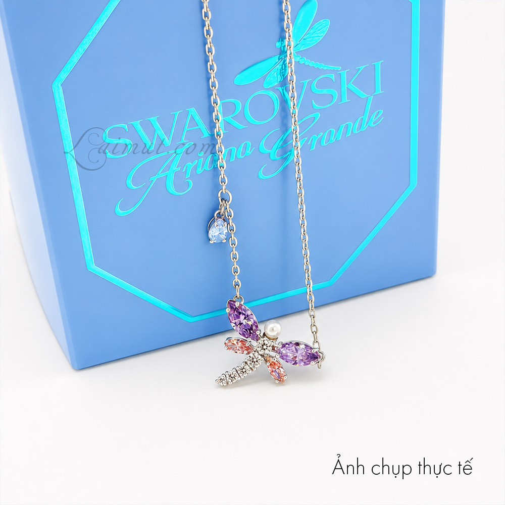 Dây chuyền Swarovski 5737383 chính hãng | Ariana Grande x Swarovski Pendant | Ảnh chụp thực tế mặt dây chuyền