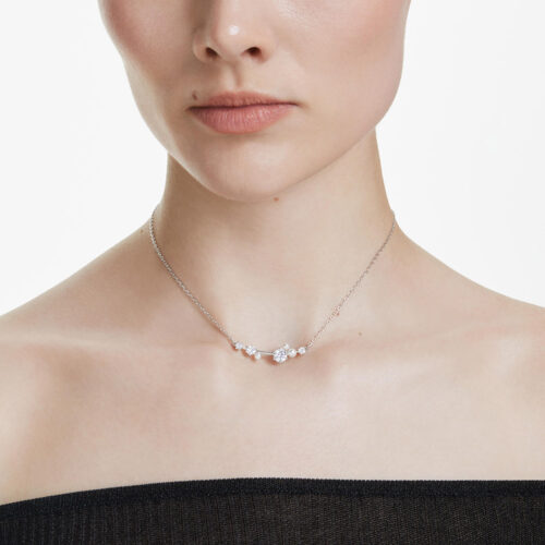 Dây chuyền Swarovski 5705626 chính hãng | Constella Necklace | Laimut | Ảnh mẫu đeo trên cổ
