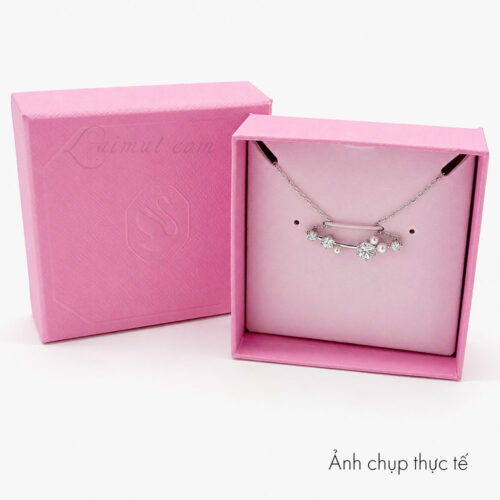 Dây chuyền Swarovski 5705626 chính hãng | Constella Necklace | Laimut | Ảnh chụp thực tế fullbox