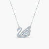 Dây chuyền Swarovski 5514421 chính hãng | Dancing Swan Necklace | Laimut
