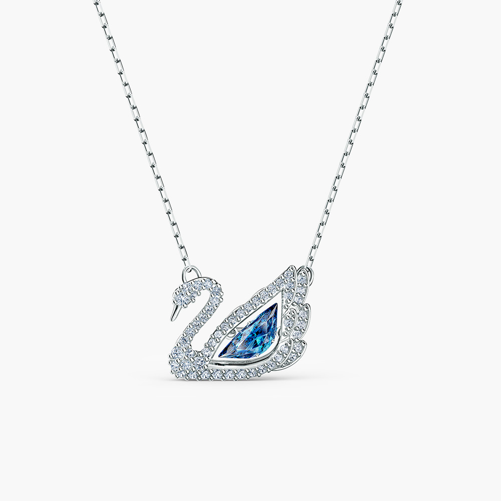 Dây chuyền Swarovski 5533397 chính hãng | Dancing Swan Necklace | Laimut