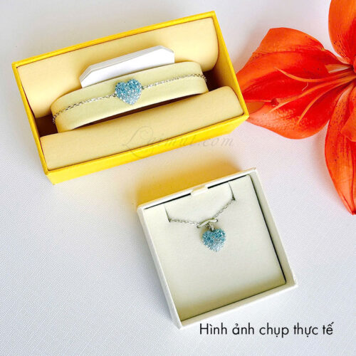 Dây chuyền Swarovski 5687624 Hyperbola Pendant | Ảnh thật cùng lắc tay