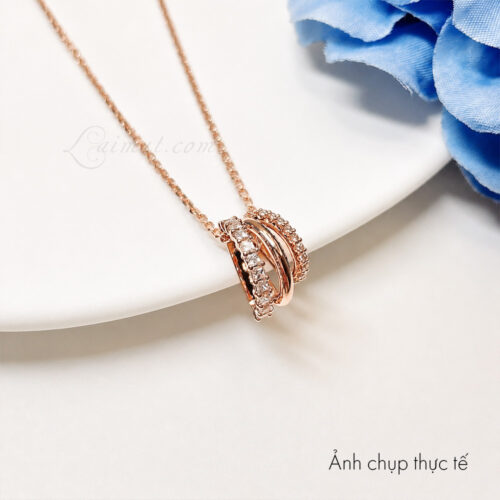 Dây chuyền Swarovski 5701494 chính hãng | Hyperbola Pendant | Laimut | Ảnh chụp thực tế 02