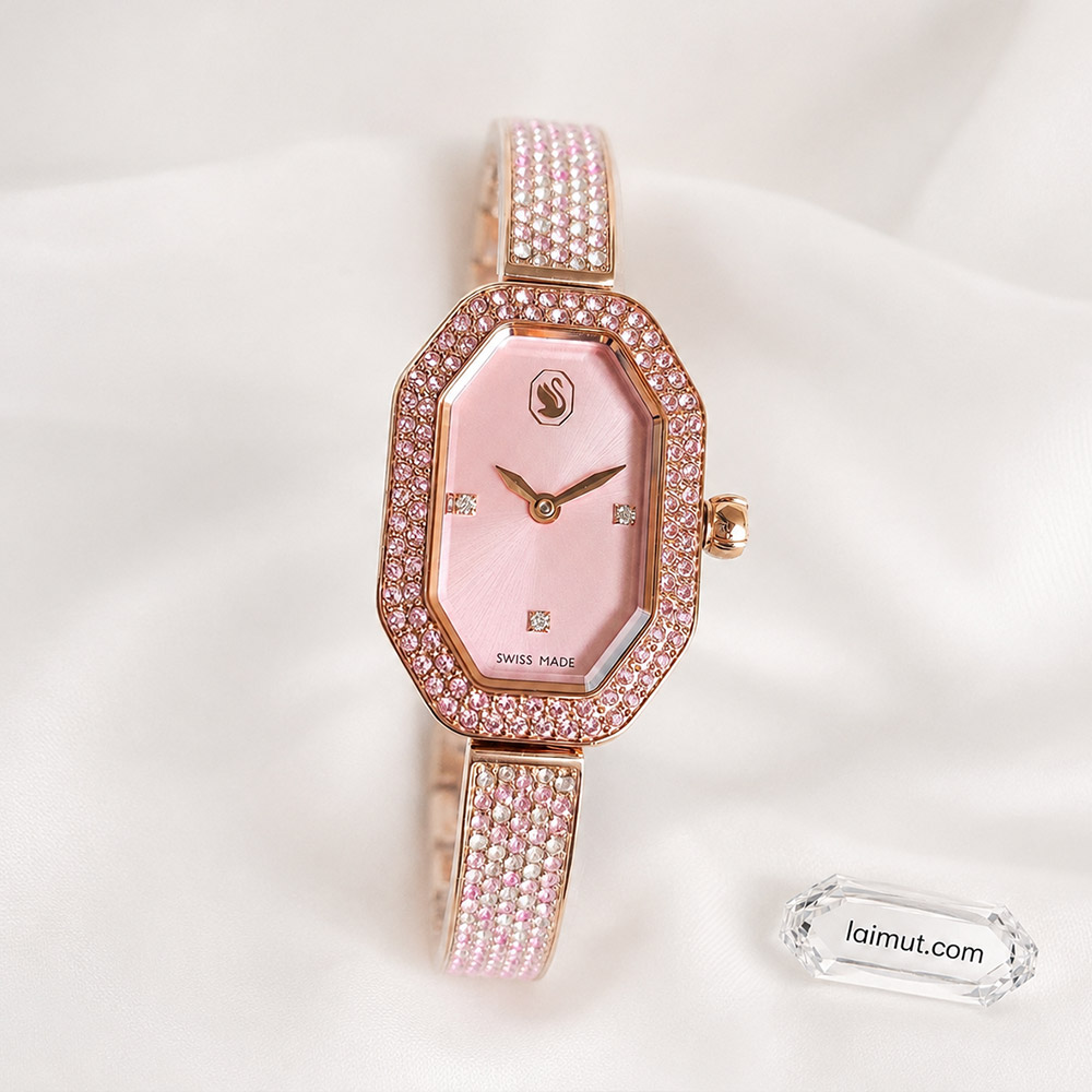Đồng hồ Swarovski 5717588 chính hãng | Dextera Bangle Watch | Laimut | Ảnh chụp thực tế