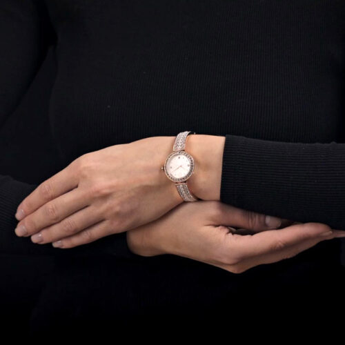 Đồng Hồ Swarovski 5705406 Matrix Pearl Bangle - Ảnh Thật