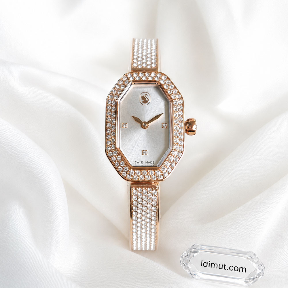 Đồng hồ Swarovski 5672992 chính hãng | Dextera Bangle Watch | Laimut | Ảnh chụp thực tế