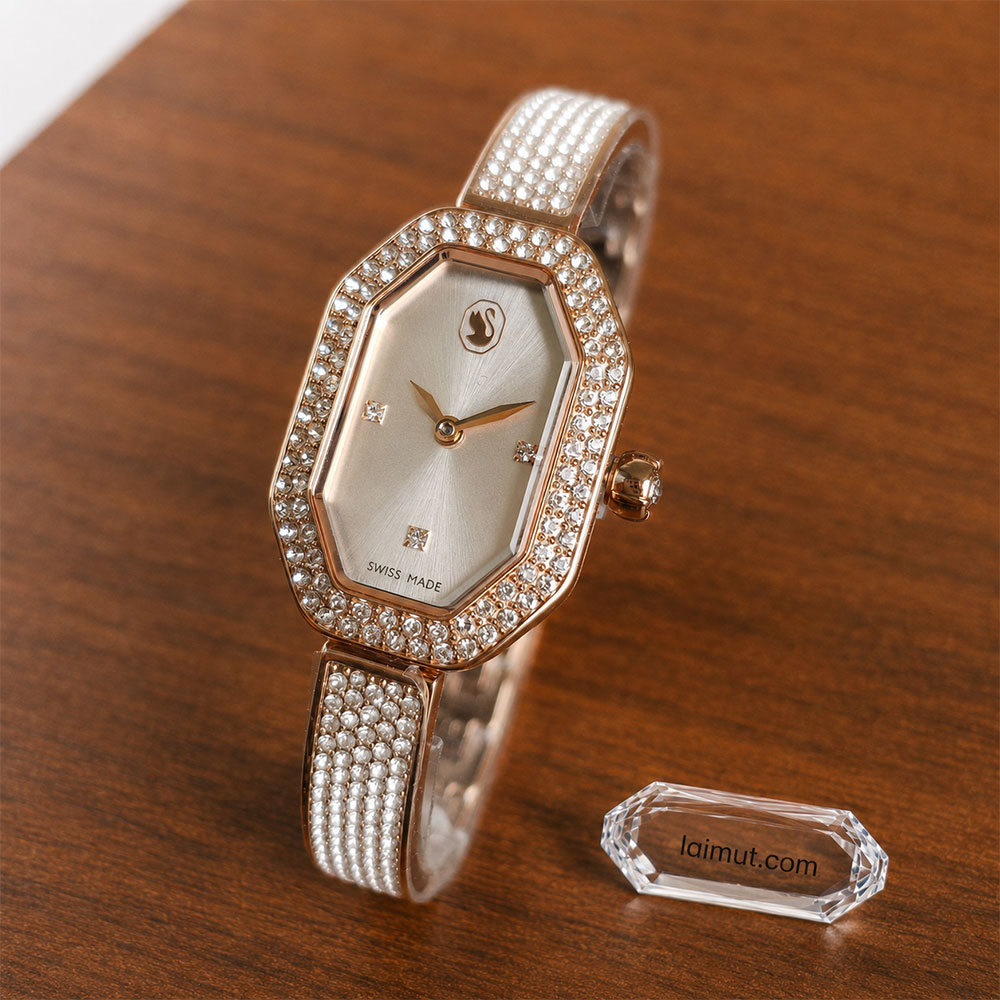 Đồng hồ Swarovski 5672992 chính hãng | Dextera Bangle Watch | Laimut | Ảnh chụp thực tế