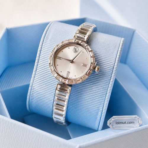 Đồng hồ Swarovski 5677487 chính hãng | Matrix Bangle Watch | Laimut | Ảnh chụp thực tế