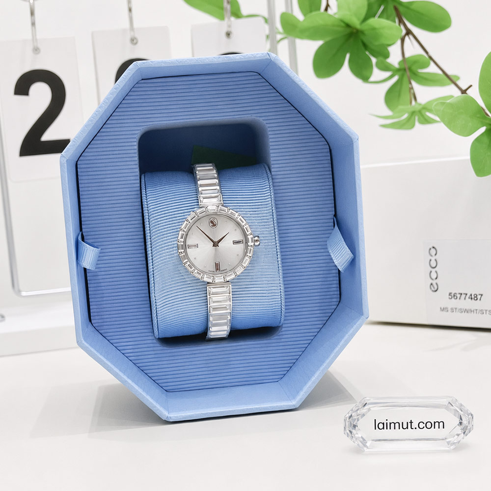 Đồng hồ Swarovski 5677487 chính hãng | Matrix Bangle Watch | Laimut | Ảnh chụp thực tế