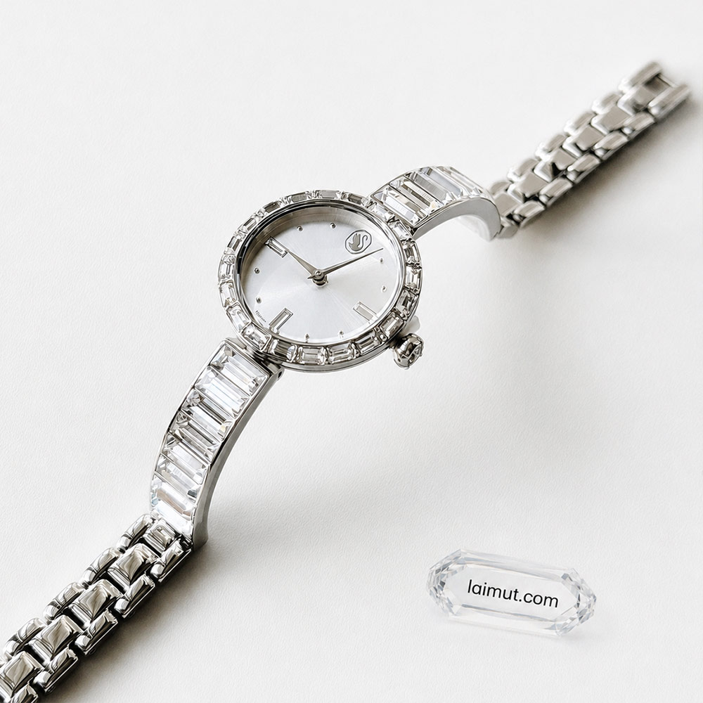 Đồng hồ Swarovski 5677487 chính hãng | Matrix Bangle Watch | Laimut | Ảnh chụp thực tế