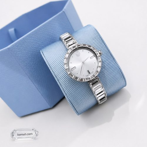 Đồng hồ Swarovski 5677487 chính hãng | Matrix Bangle Watch | Laimut | Ảnh chụp thực tế