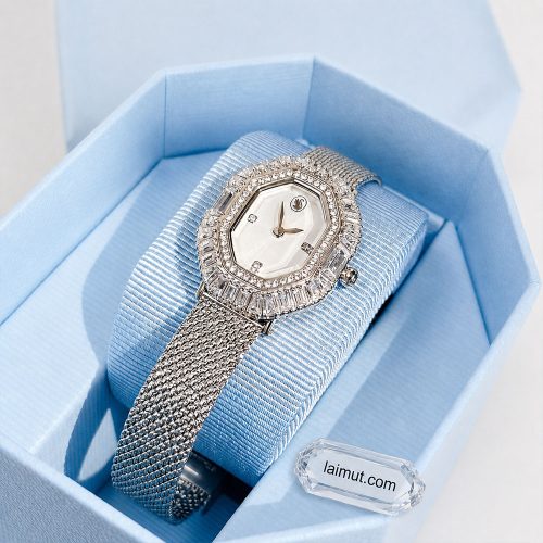 Đồng hồ Swarovski 5732498 chính hãng | Matrix Octagon Watch | Laimut | Ảnh chụp thực tế