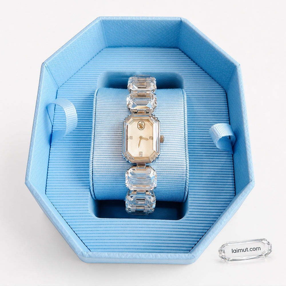 Đồng hồ Swarovski 5729182 chính hãng | Millenia Octagon Watch | Laimut | Ảnh chụp thực tế