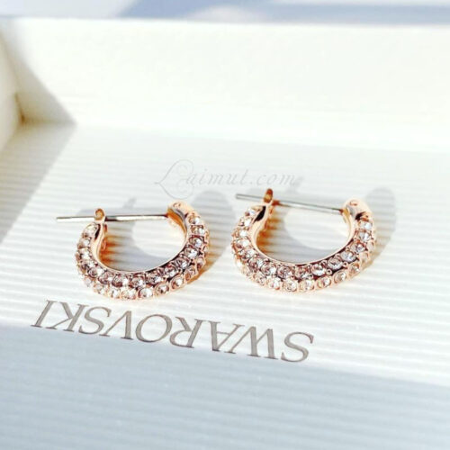 Hoa Tai Swarovski Chính Hãng Stone Hoop Earrings 5446008