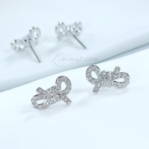 Hoa Tai Swarovski Nơ Chính Hãng Lifelong Bow Stud Earrings 5627345