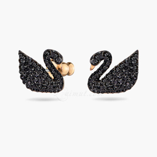Khuyên Tai Swarovski Thiên Nga Đen Iconic Swan Earring 5193949