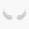 Khuyên Tai Lông Vũ Swarovski Nice Stud Pierced Earrings 5482912