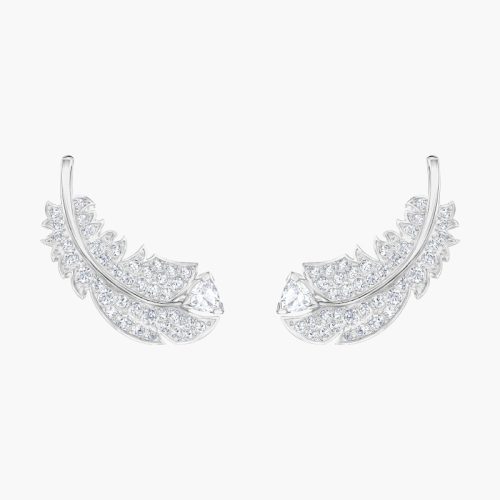 Khuyên Tai Lông Vũ Swarovski Nice Stud Pierced Earrings 5482912
