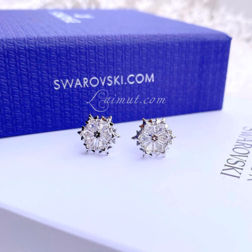 Hoa Tai Swarovski Snowflake Magic Stud Earrings 5627347