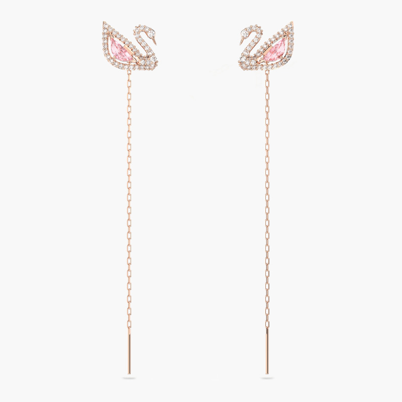 Khuyên Tai Thiên Nga Swarovski Dazzling Swan Drop Earrings 5469990