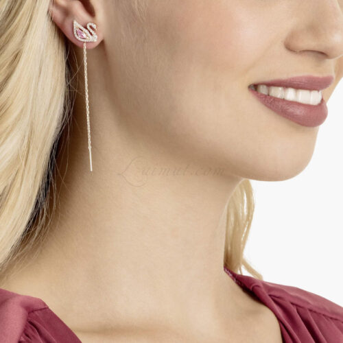 Khuyên Tai Thiên Nga Swarovski Dazzling Swan Drop Earrings 5469990