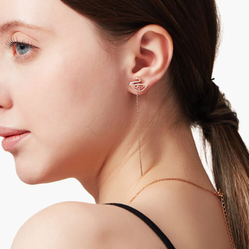 Khuyên Tai Thiên Nga Swarovski Dazzling Swan Drop Earrings 5469990