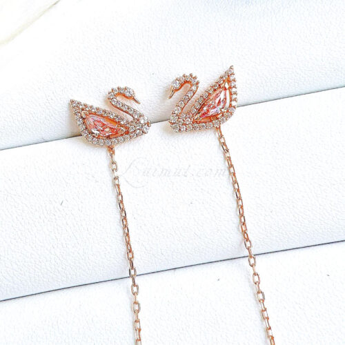 Khuyên Tai Thiên Nga Swarovski Dazzling Swan Drop Earrings 5469990