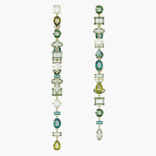 Khuyên Tai Swarovski Chính Hãng Green Gema Drop Earrings 5657390