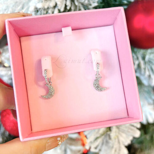 Khuyên Tai Swarovski Mặt Trăng Moon Luna Drop Earrings 5666157