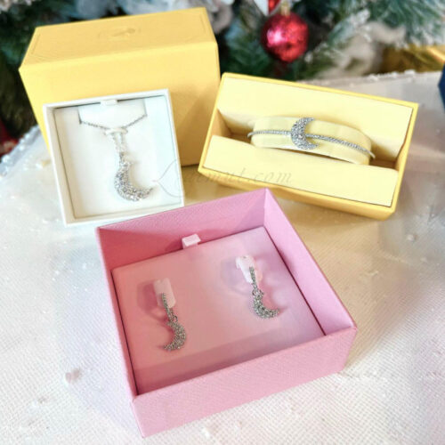Khuyên Tai Swarovski Mặt Trăng Moon Luna Drop Earrings 5666157