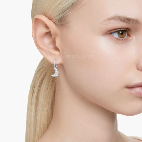 Khuyên Tai Swarovski Mặt Trăng Moon Luna Drop Earrings 5666157