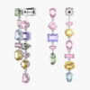 Khuyên Tai Swarovski Chính Hãng Multicolored Gema Drop Earrings 5656417
