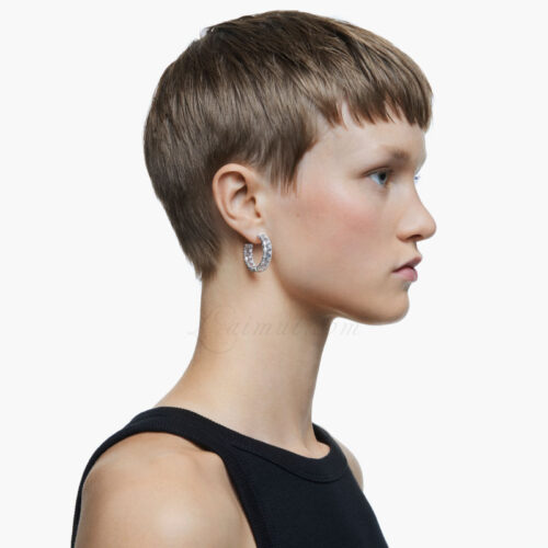Khuyên Tai Swarovski Octagon Cut Millenia Hoop Earrings 5612673