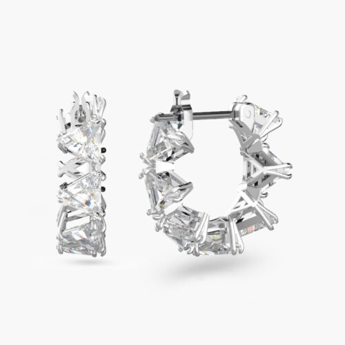 Hoa Tai Swarovski Chính Hãng Triangle Cut Ortyx Hoop Earrings 5632467