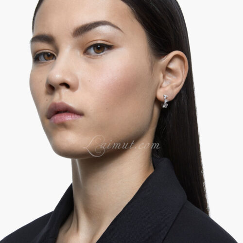 Hoa Tai Swarovski Chính Hãng Triangle Cut Ortyx Hoop Earrings 5632467
