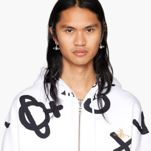 KhuyênTai Vivienne Westwood Chính Hãng Mini Bas Relief Drop Earrings 8050889134992