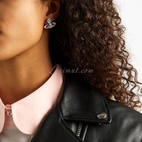 KhuyênTai Vivienne Westwood Chính Hãng Roxanne Earrings 6201032Q02P309P309