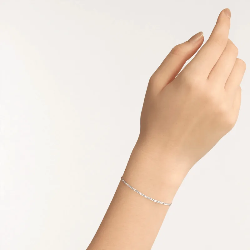 Lắc Tay Daniel Wellington Chính Hãng Flat Chain DW00400540